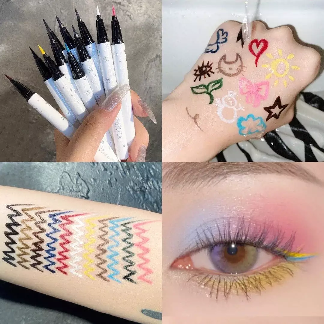 Kawaii Fancy Colorful Eyeliner