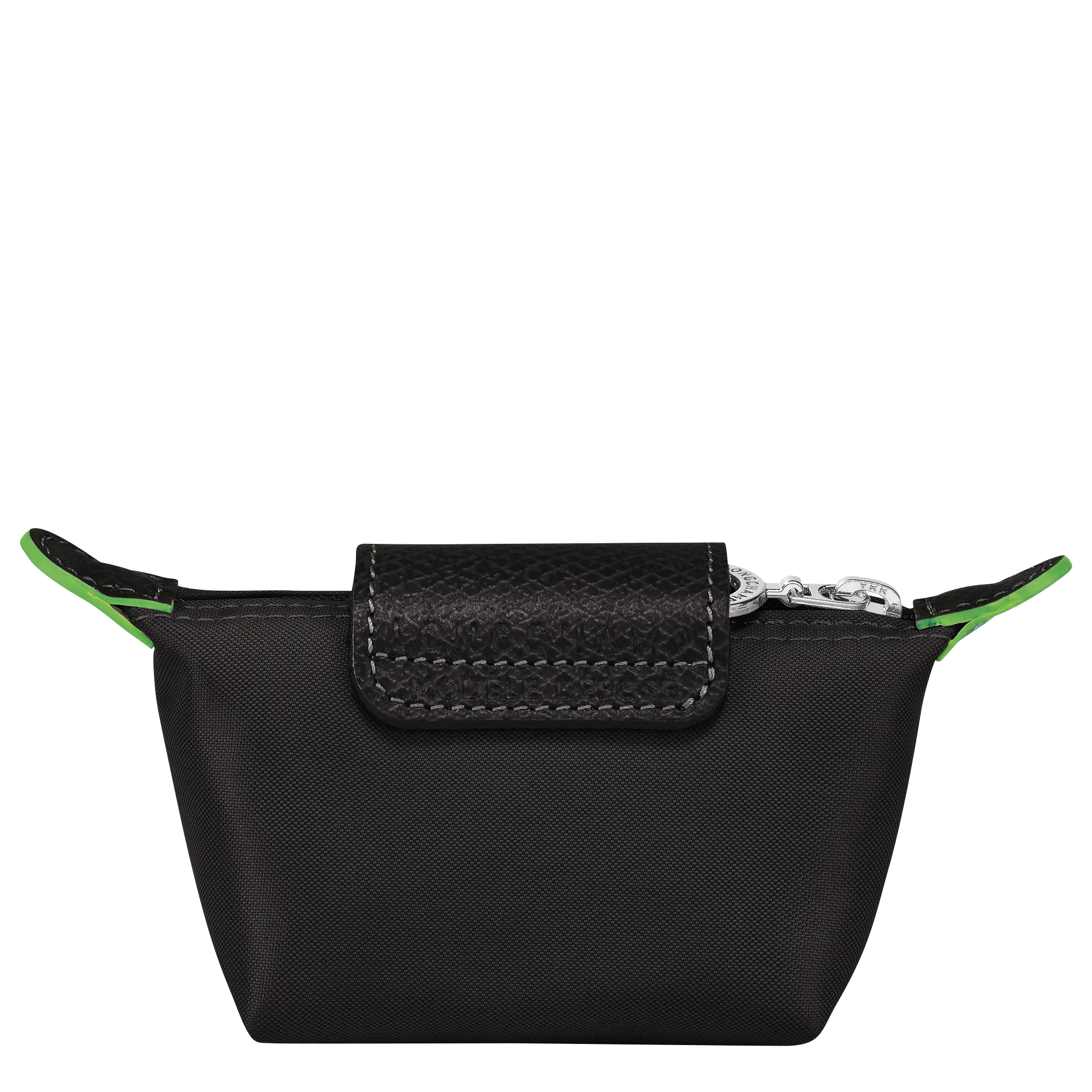 Le Pliage Green Coin purse Black - Recycled canvas