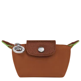 Le Pliage Green Coin purse Cognac - Recycled canvas