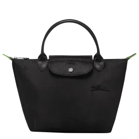 Le Pliage Green S Handbag Black - Recycled canvas