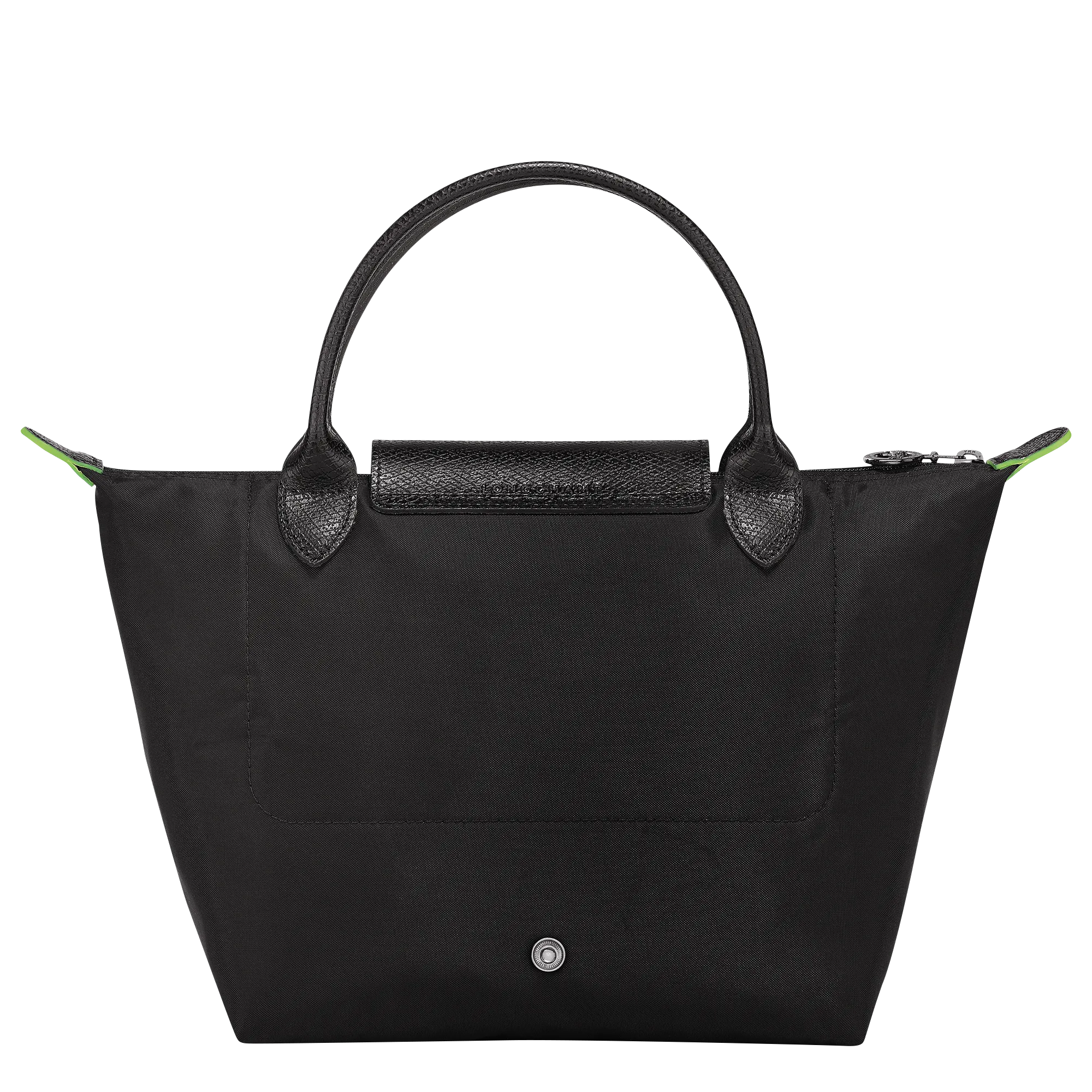 Le Pliage Green S Handbag Black - Recycled canvas