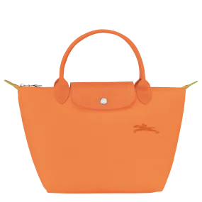 Le Pliage Green S Handbag Orange - Recycled canvas