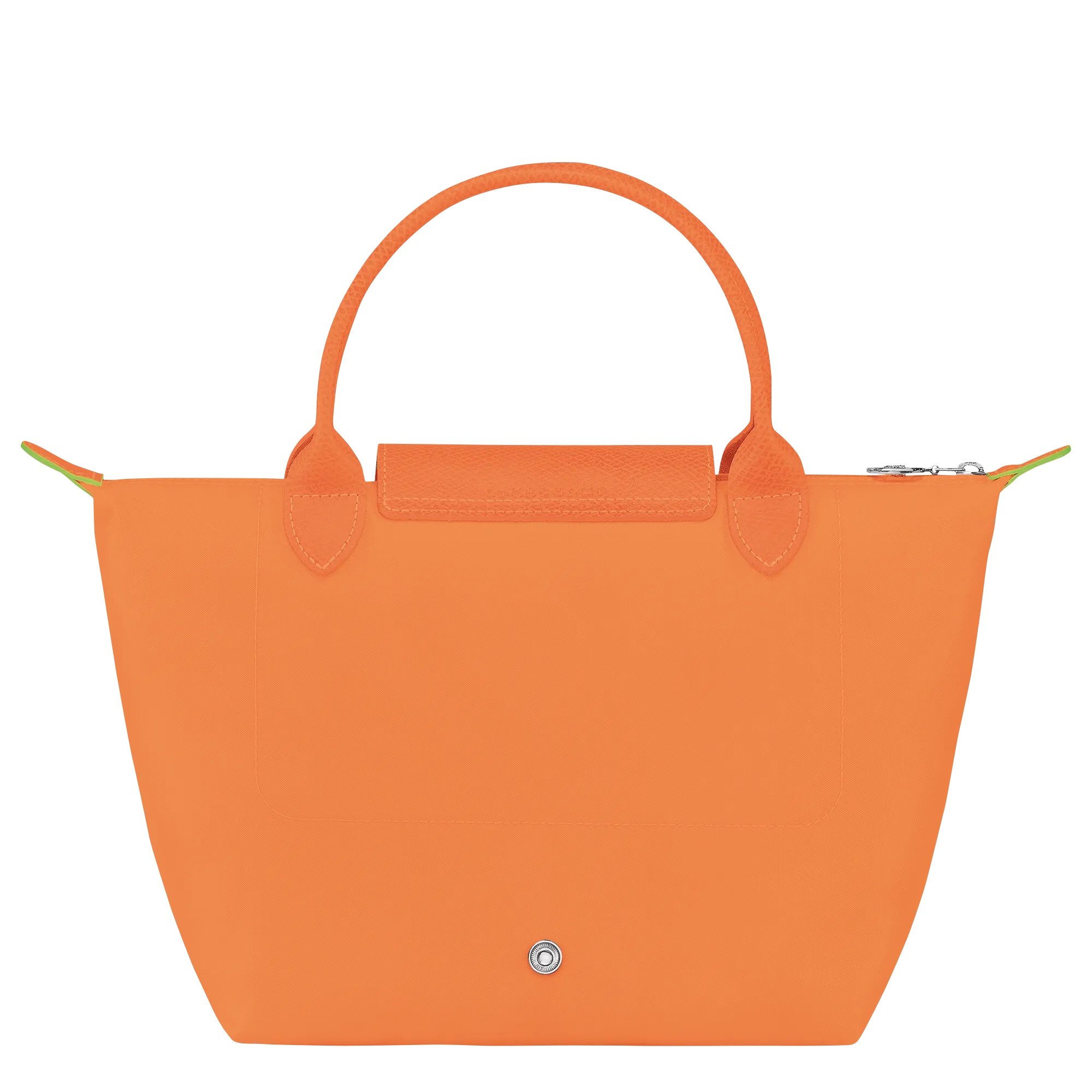 Le Pliage Green S Handbag Orange - Recycled canvas