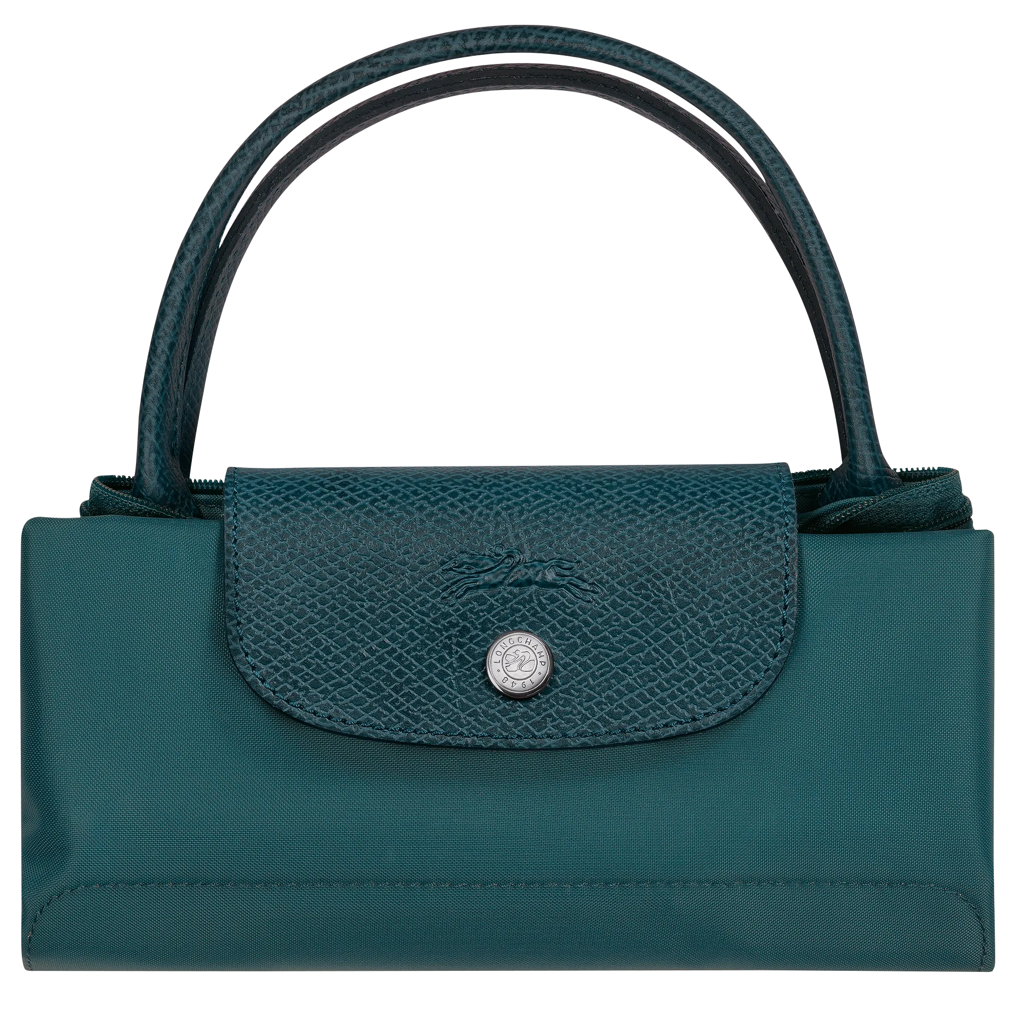 Le Pliage Green S Handbag Peacock - Recycled canvas