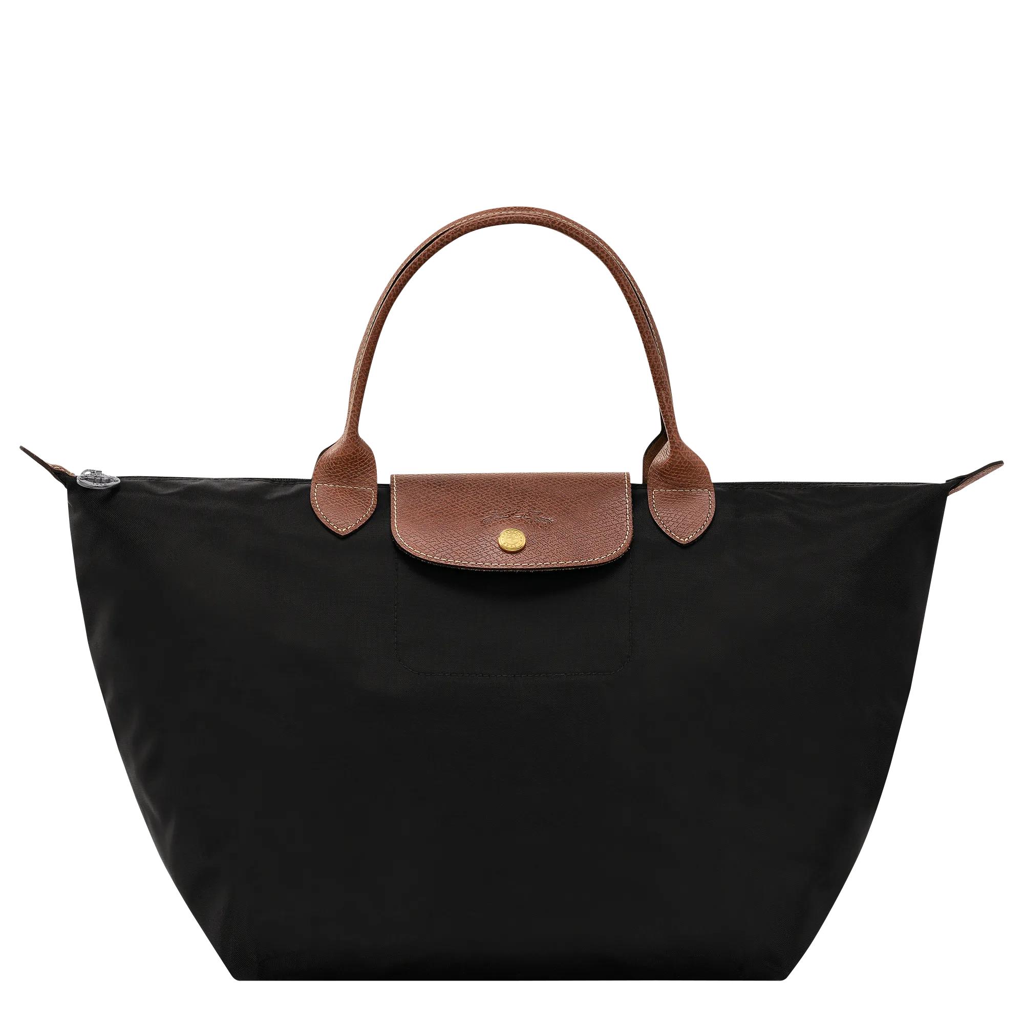 Le Pliage Original M Handbag Black - Recycled canvas