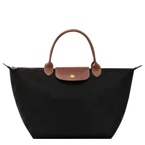 Le Pliage Original M Handbag Black - Recycled canvas