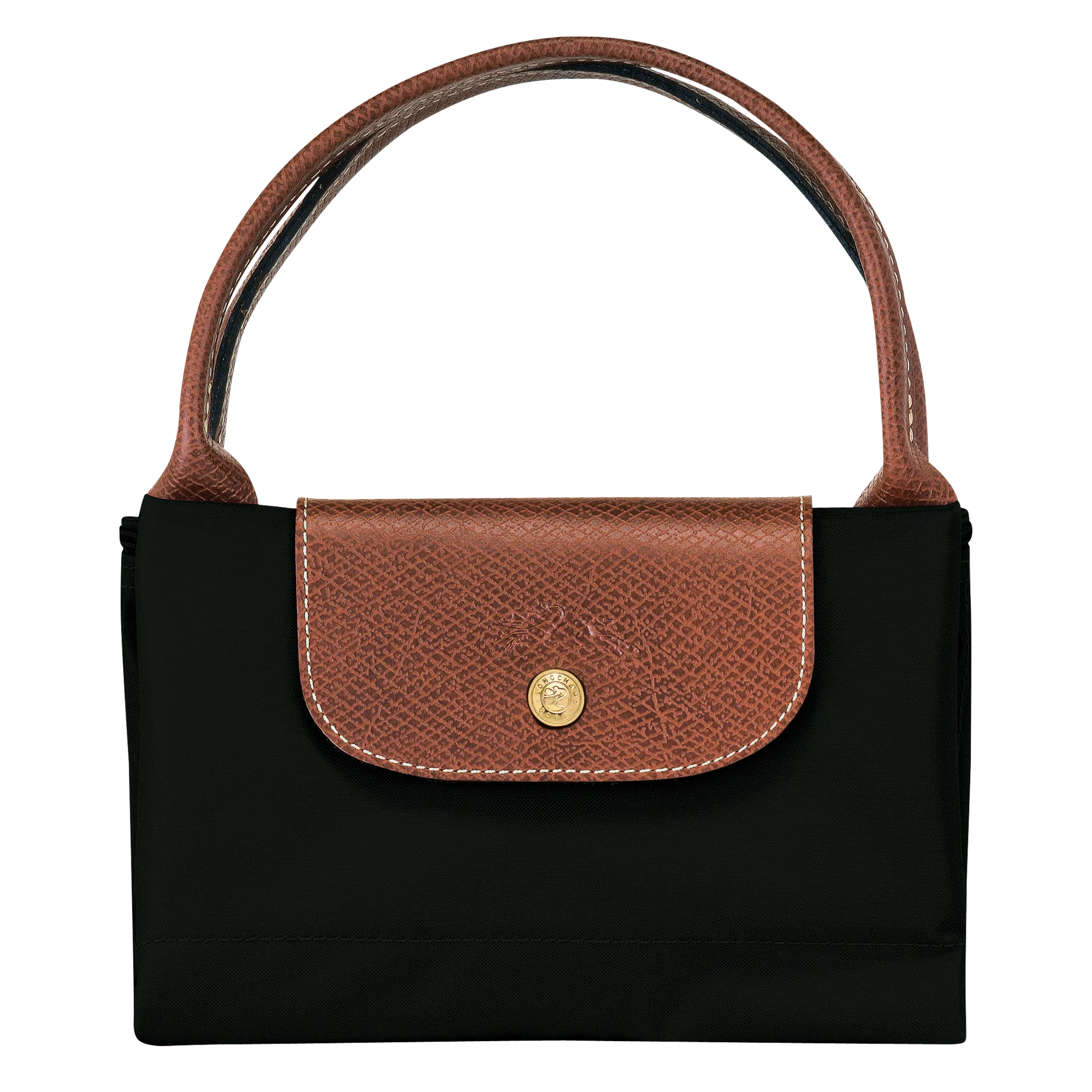 Le Pliage Original M Handbag Black - Recycled canvas