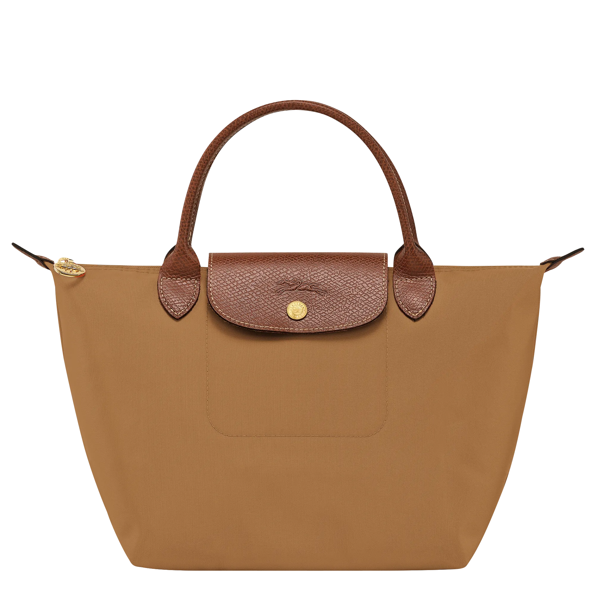 Le Pliage Original S Handbag Fawn - Recycled canvas