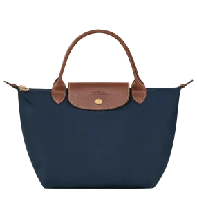 Le Pliage Original S Handbag Navy - Recycled canvas