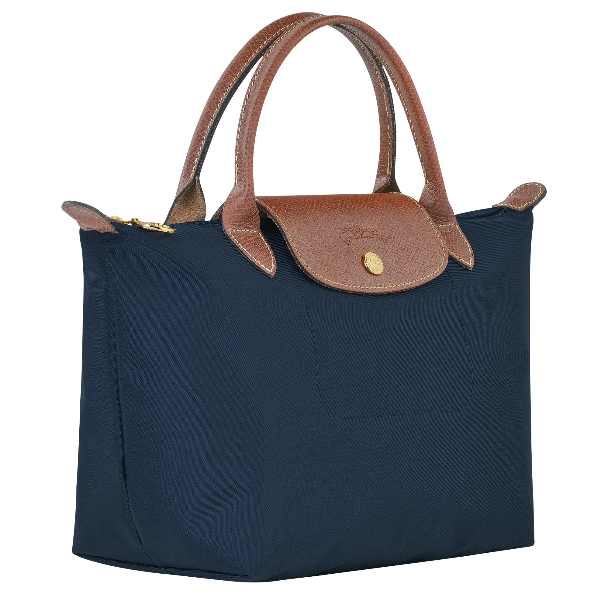 Le Pliage Original S Handbag Navy - Recycled canvas