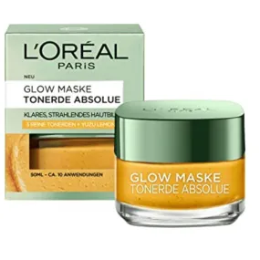 L'Oréal Paris Clay Absolue Glow Masque pour un teint clair et éclatant Crème 50ml