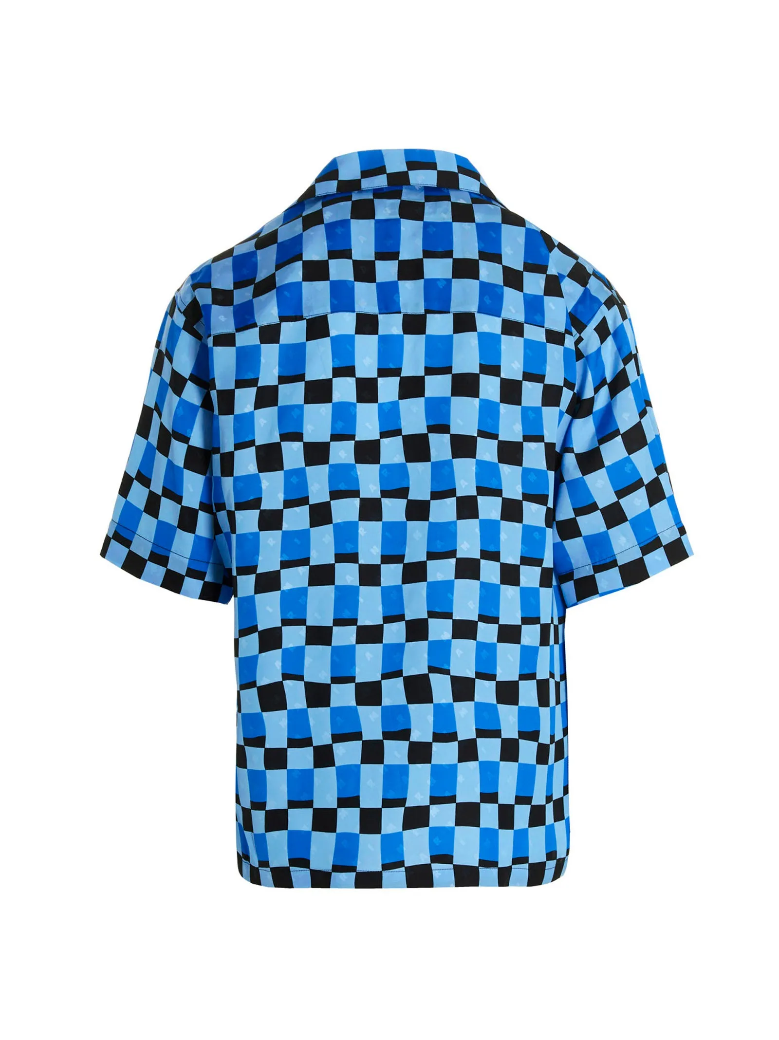 Marni Check-Pattern Straight Hem Shirt