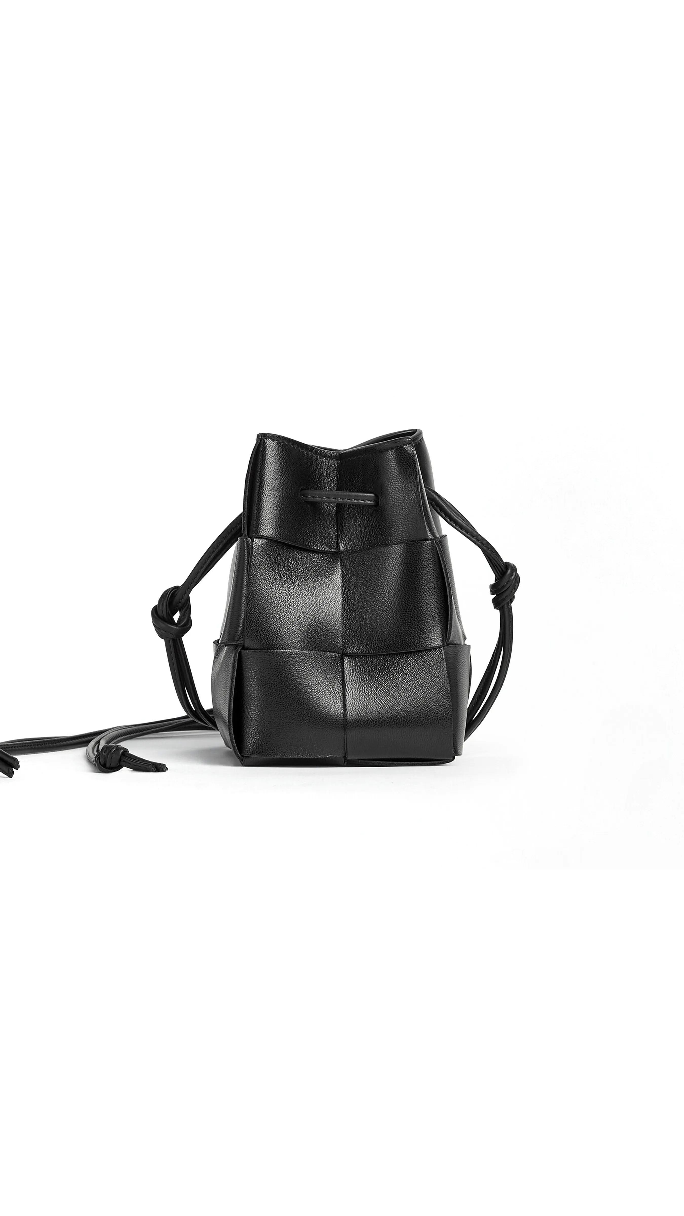 Mini Cassette Bucket Bag - Black