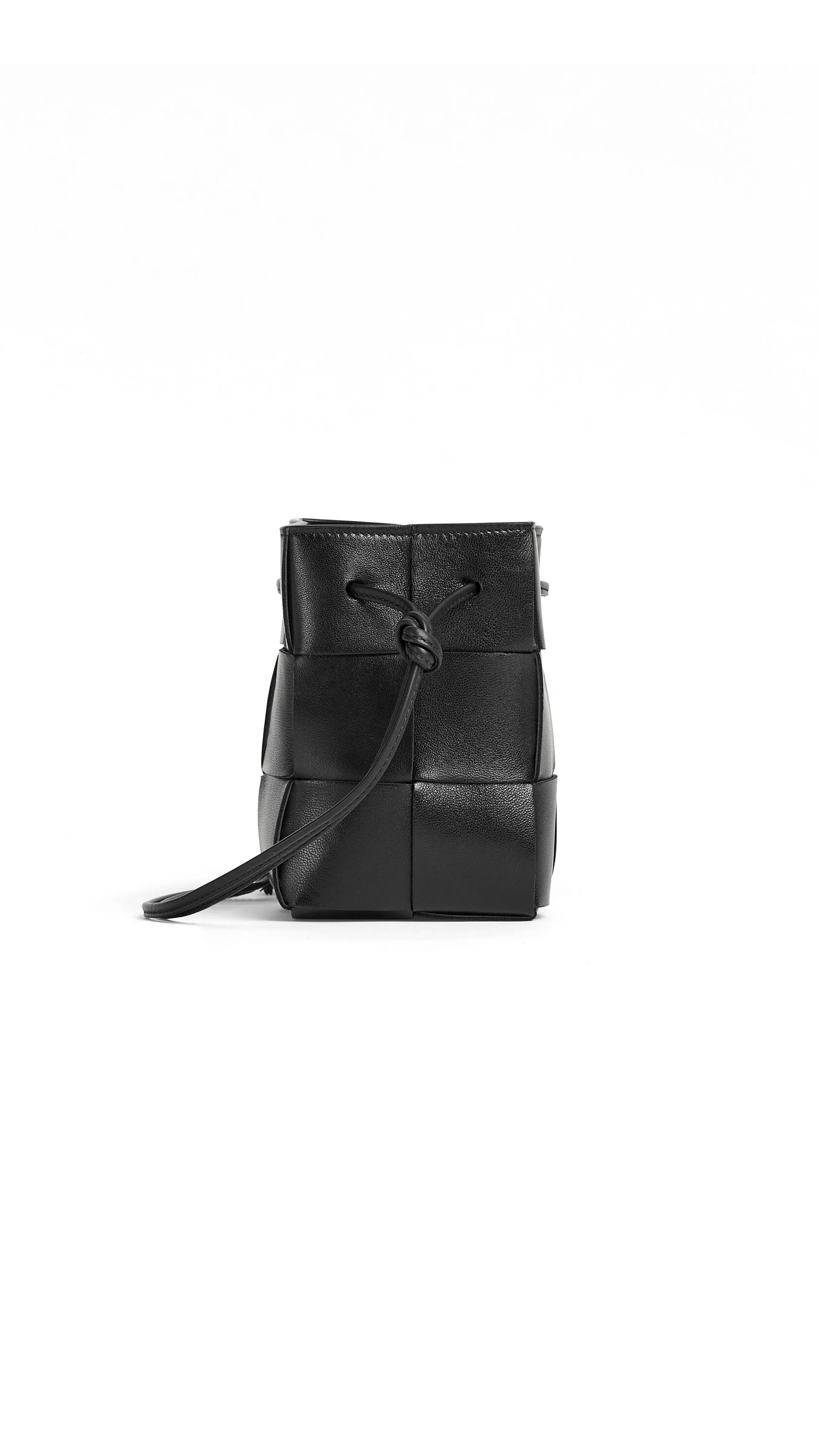 Mini Cassette Bucket Bag - Black