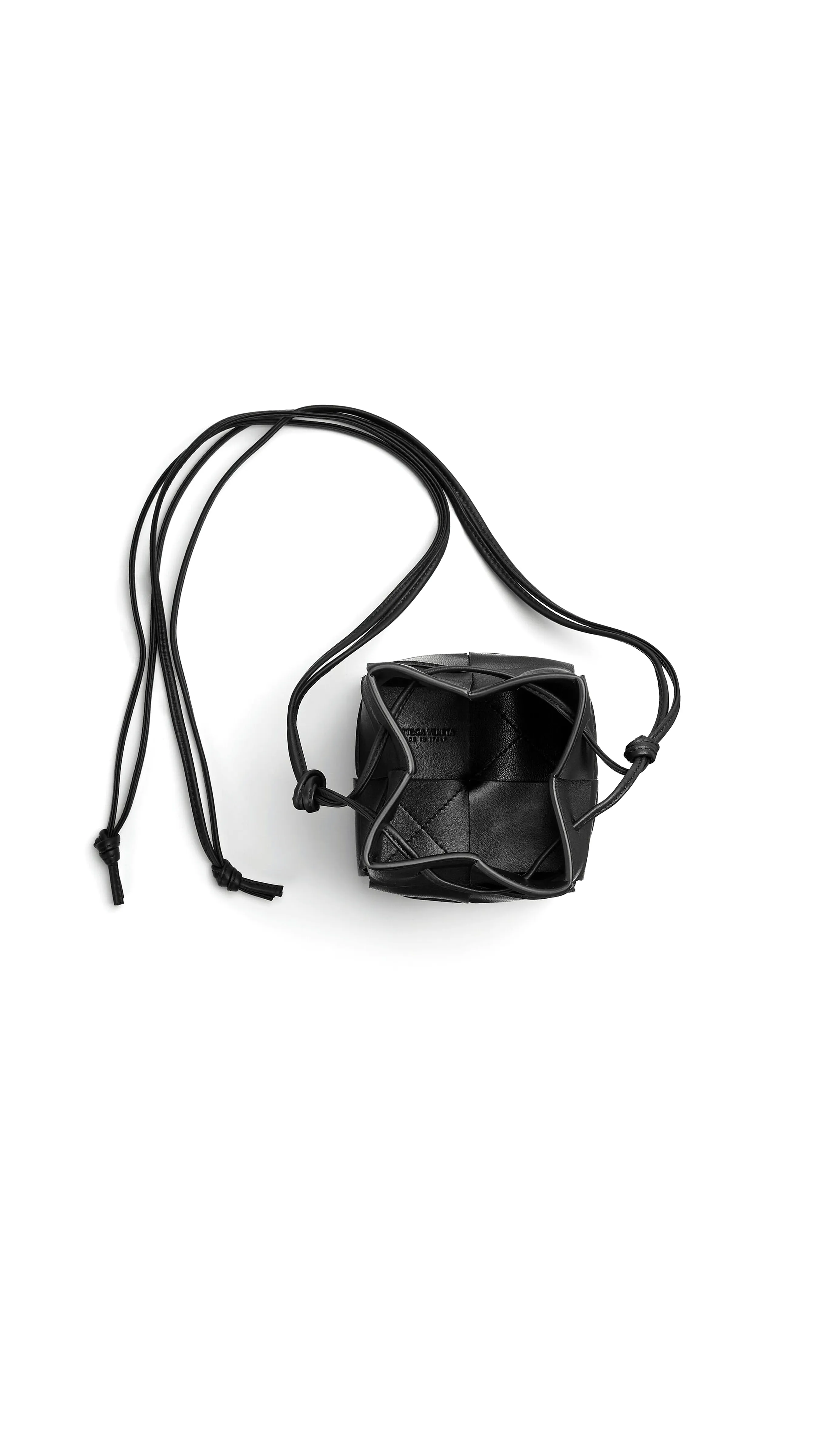 Mini Cassette Bucket Bag - Black