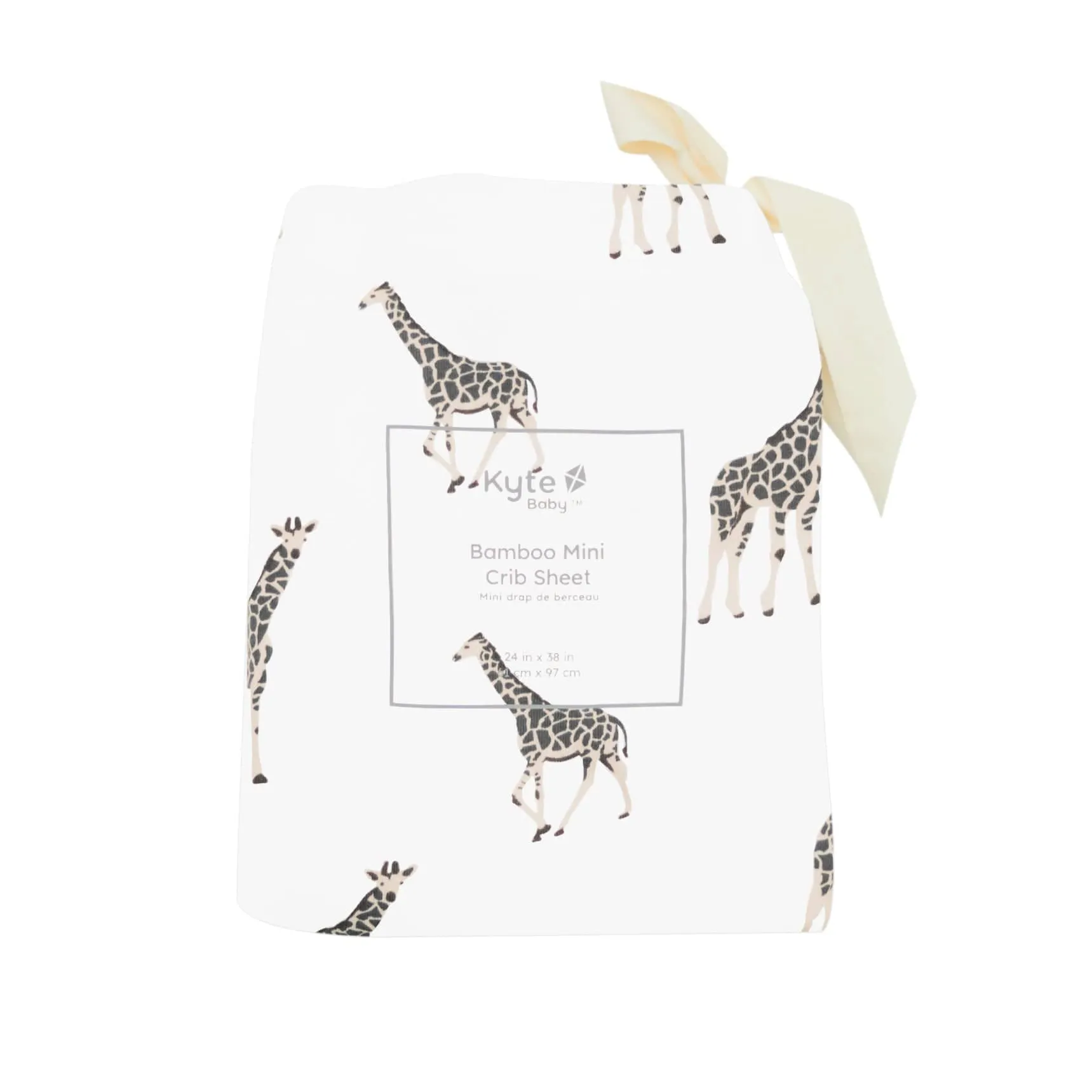 Mini Crib Sheet in Giraffe