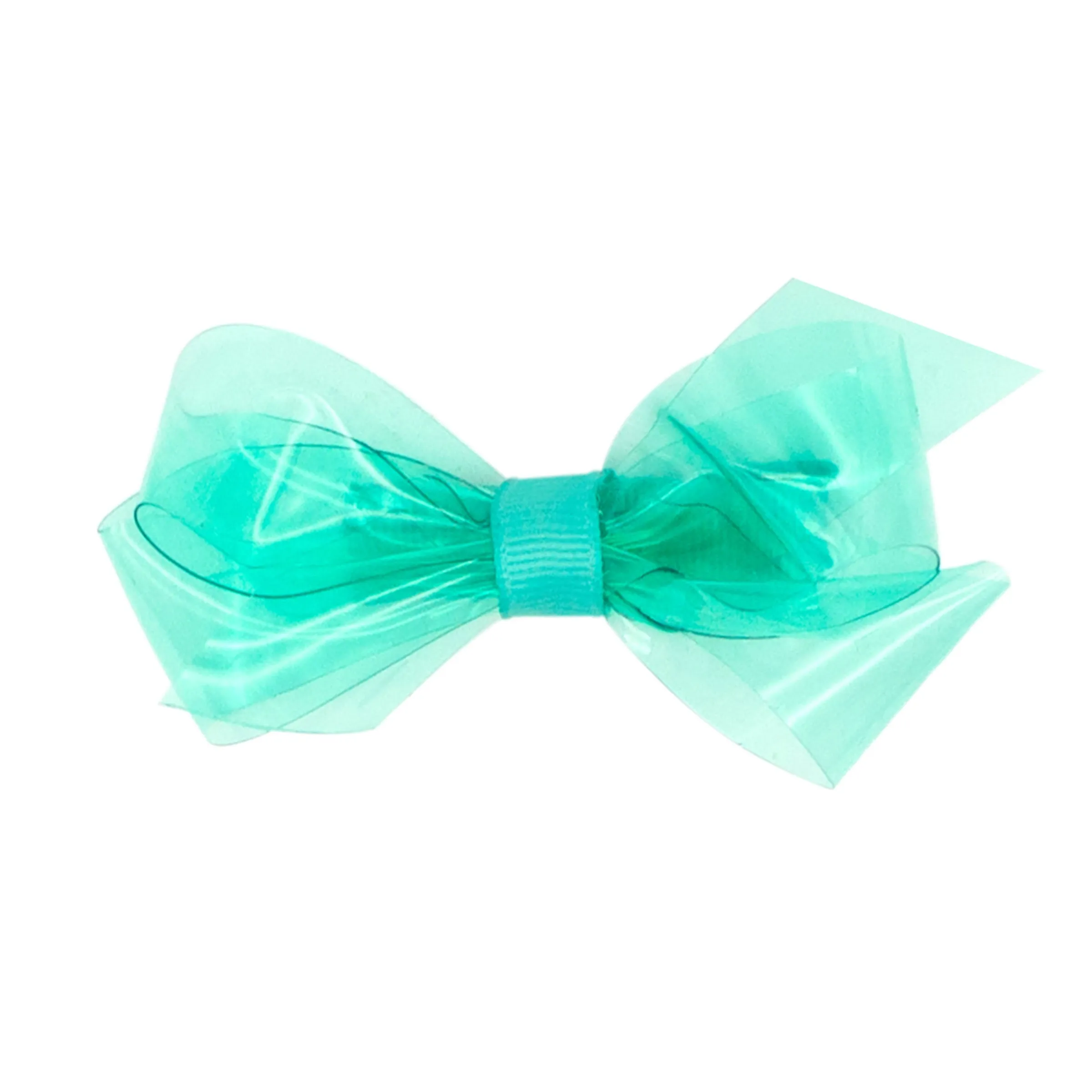 Mini Splish Splash Vinyl Swim Bow - Tropic