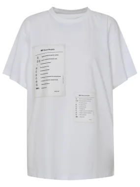 MM6 Maison Margiela Patch Detailed Crewneck T-Shirt