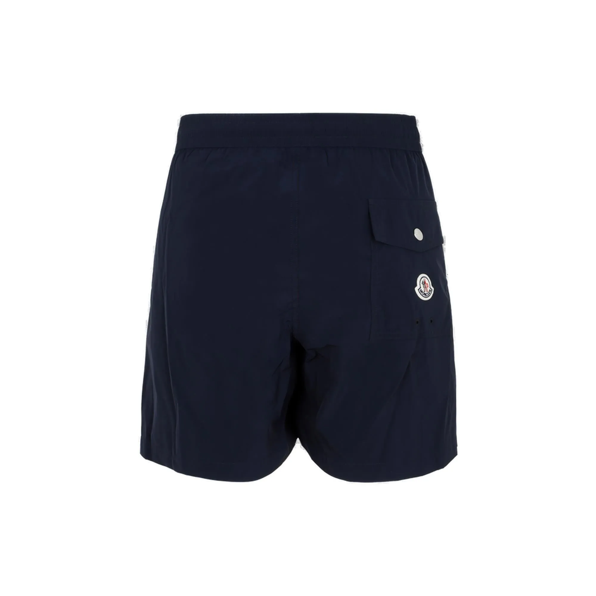 Moncler Logo Printed Drawstring Swim Shorts