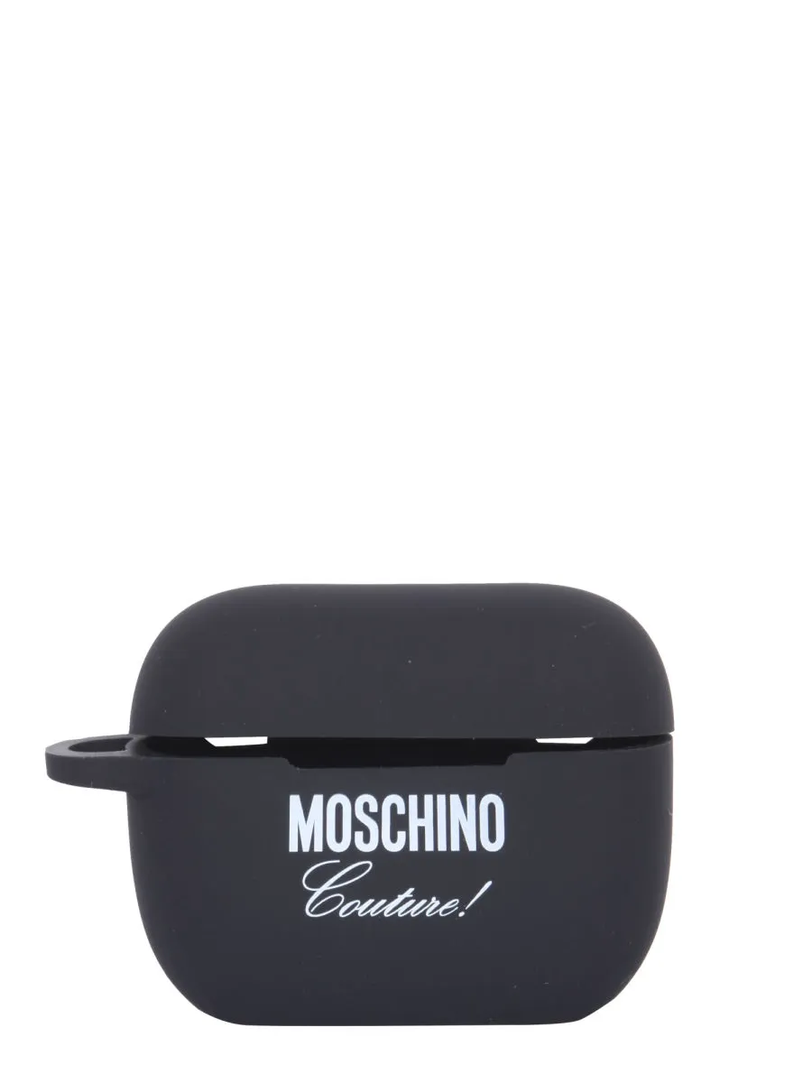 Moschino Logo Printed AirPods Pro Case