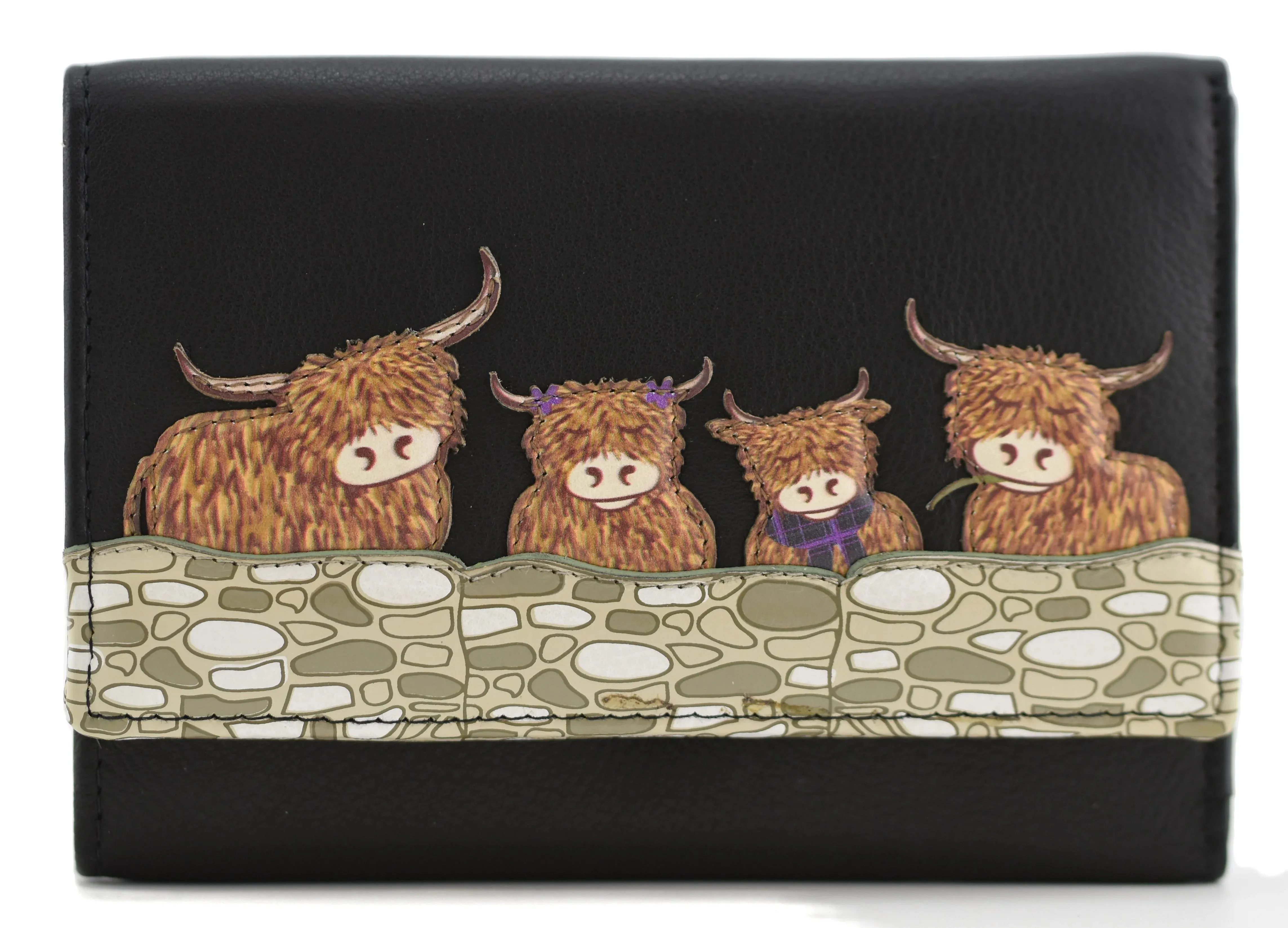 *NEW IN* Mala - Bella Family Black Tri Fold Purse with RFID