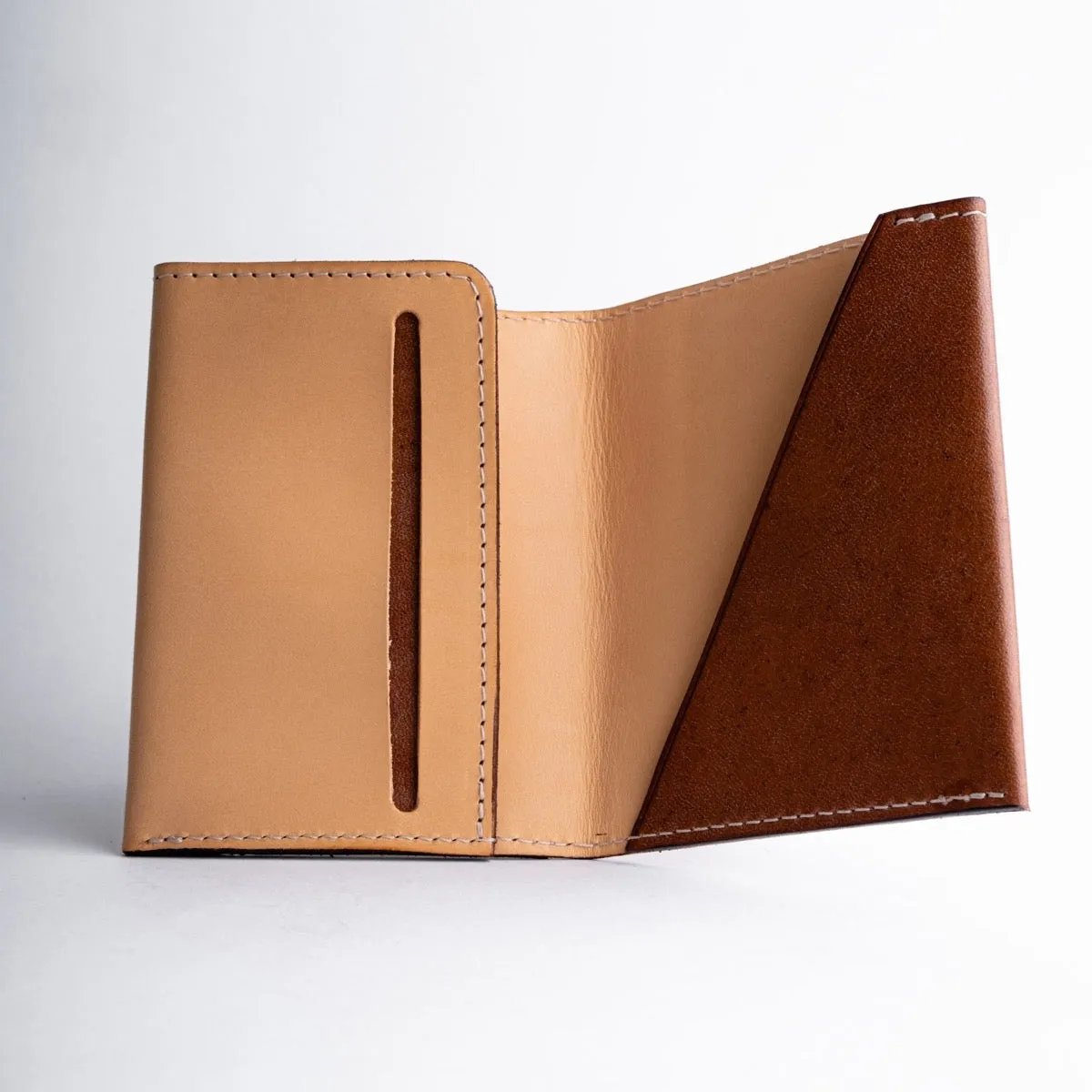 Oak Bark Leather Wallet - Nude Tan