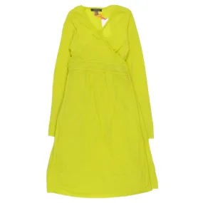 Orla Kiely Chartruese Wrap Dress