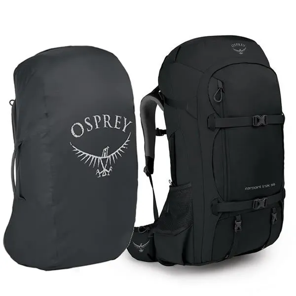 Osprey Farpoint Trek 55 Litre Trek and Travel Back Pack with Free Aircover/Raincover