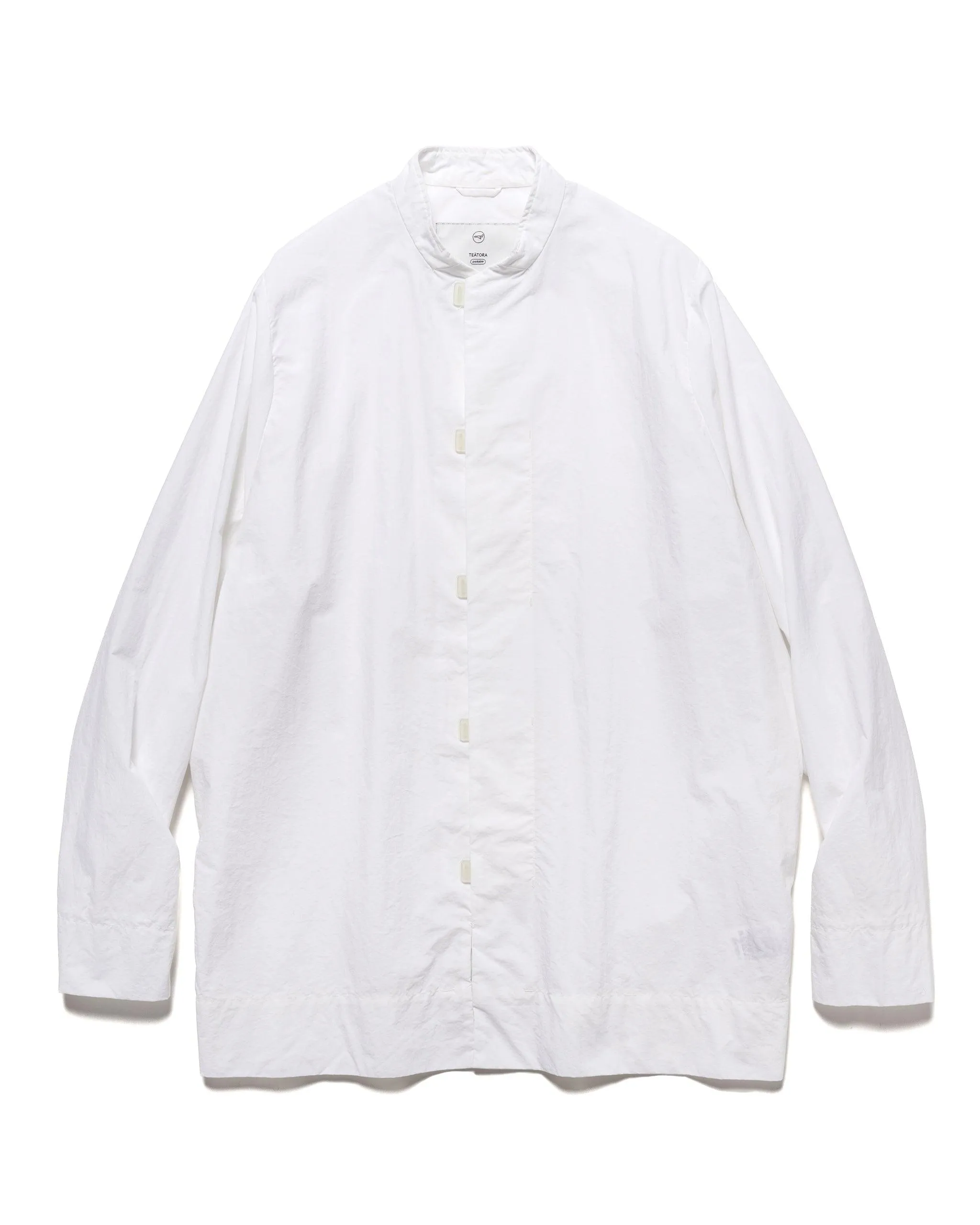 Packable CAPSULESNAP Shirt White