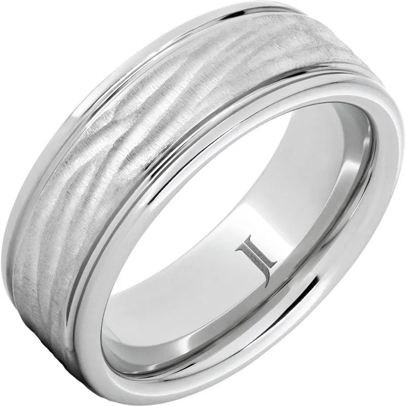 Palisades - Serinium Bark Finish Round Edge Ring