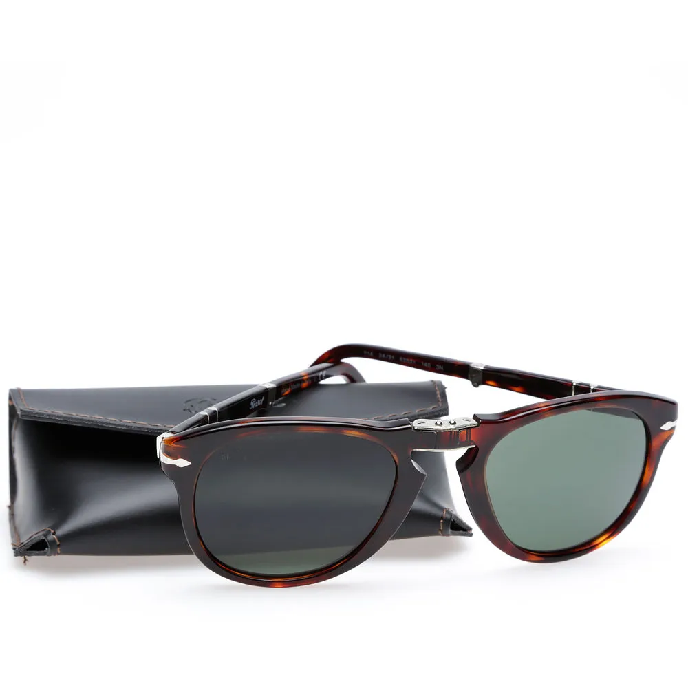 Persol 714 Foldable Aviator SunglassesHavana