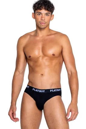 Playboy Mens Modal Gym Briefs