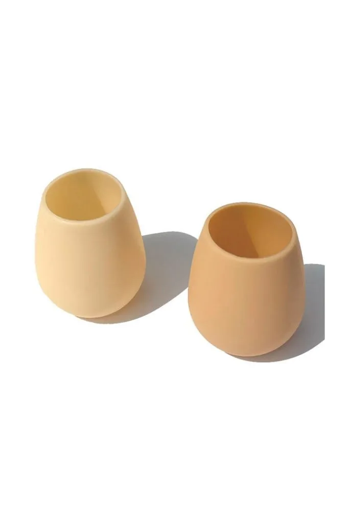 Porter Green - Fegg - Unbreakable Silicone Tumblers - Durban - Wheat / Oat