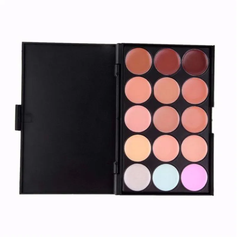 Professional Concealer Palette 15 Colors Makeup Facial eyebrow Camouflage Cream Palette base Palettes +20pcs Makeup Brushes