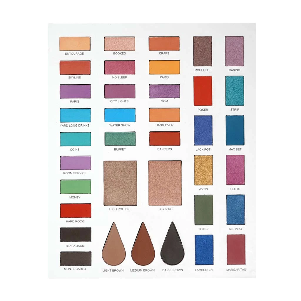 PROLUX Las Vegas 37 Color Eyeshadow Palette