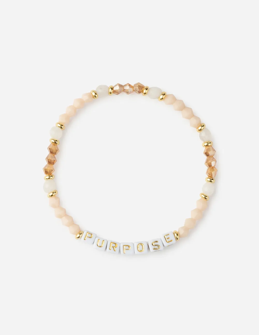 Purpose Letter Bracelet