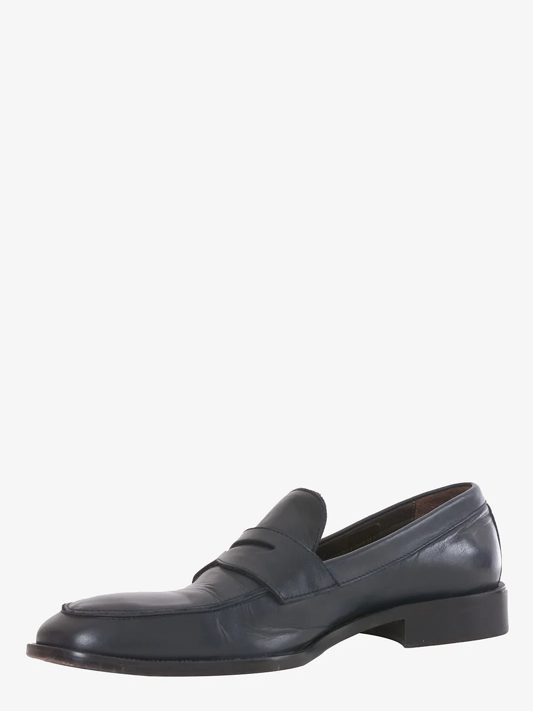 Richard Lars blue leather loafer