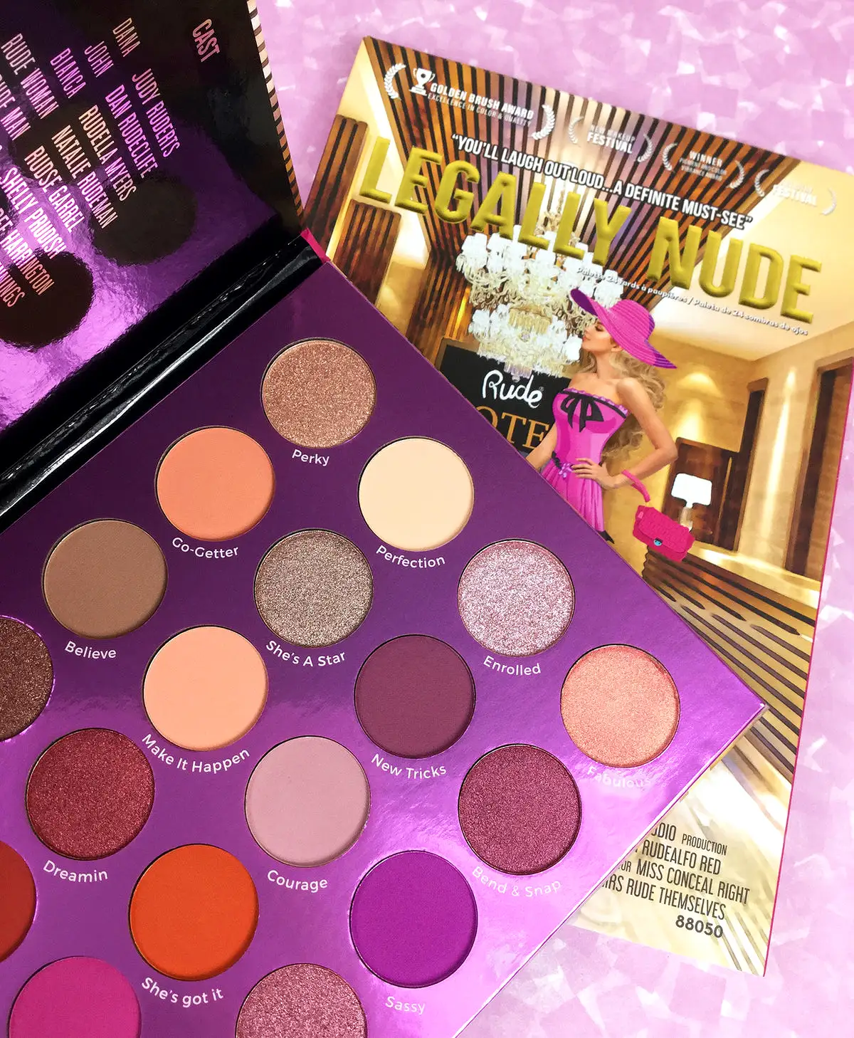 RUDE Legally Nude 24 Eyeshadow Palette