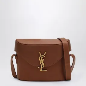 SAINT LAURENT Elegant Brick-Colored Small Shoulder Handbag