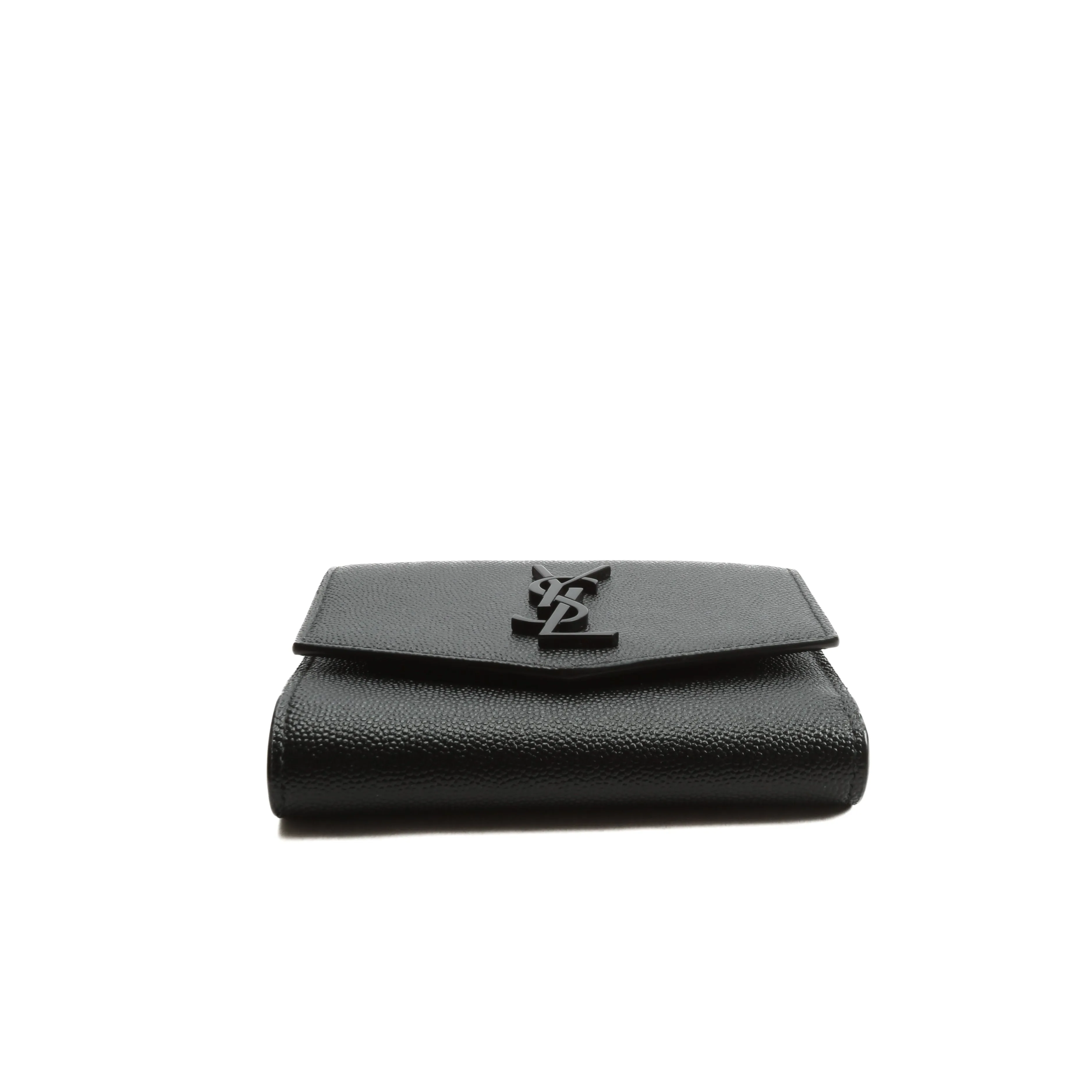 SAINT LAURENT Uptown Compact Wallet - Black