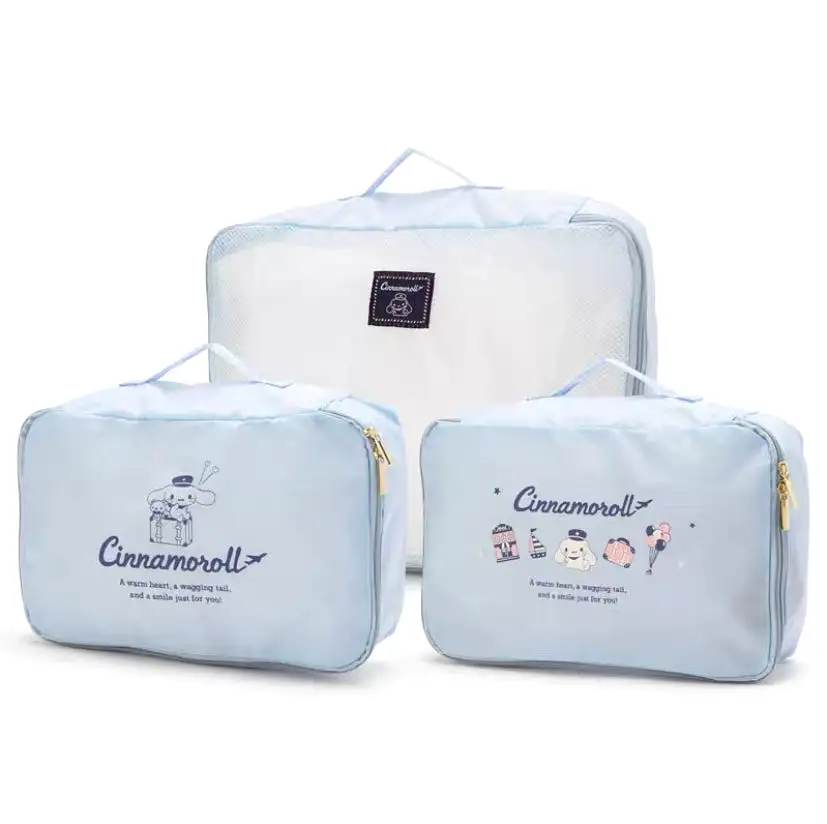 sanrio style luggage packing organizers clothings