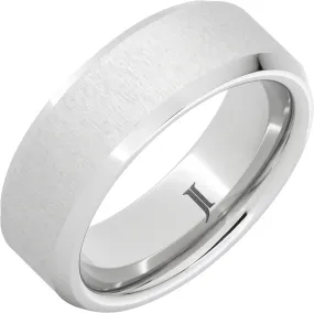 Serinium Beveled Ring with Satin Finish