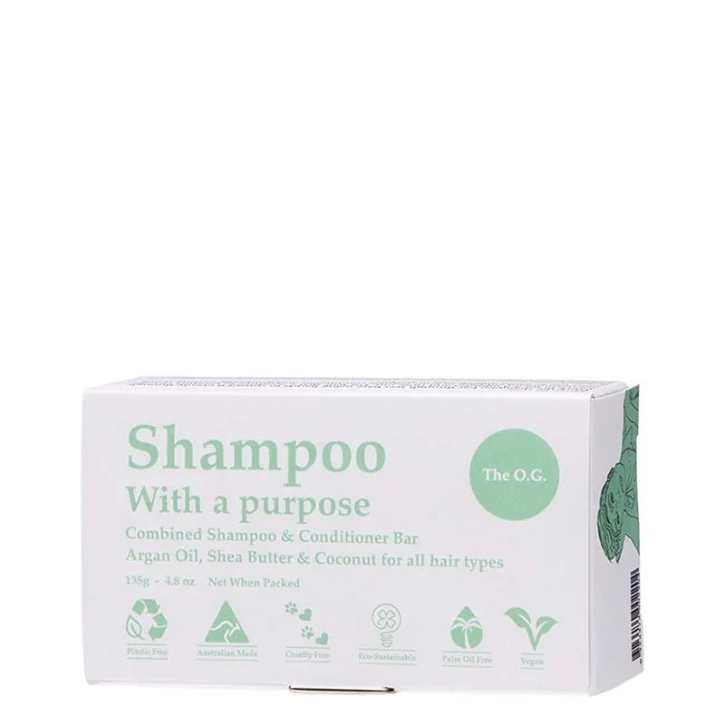 Shampoo With A Purpose Shampoo & Conditioner Bar - The OG