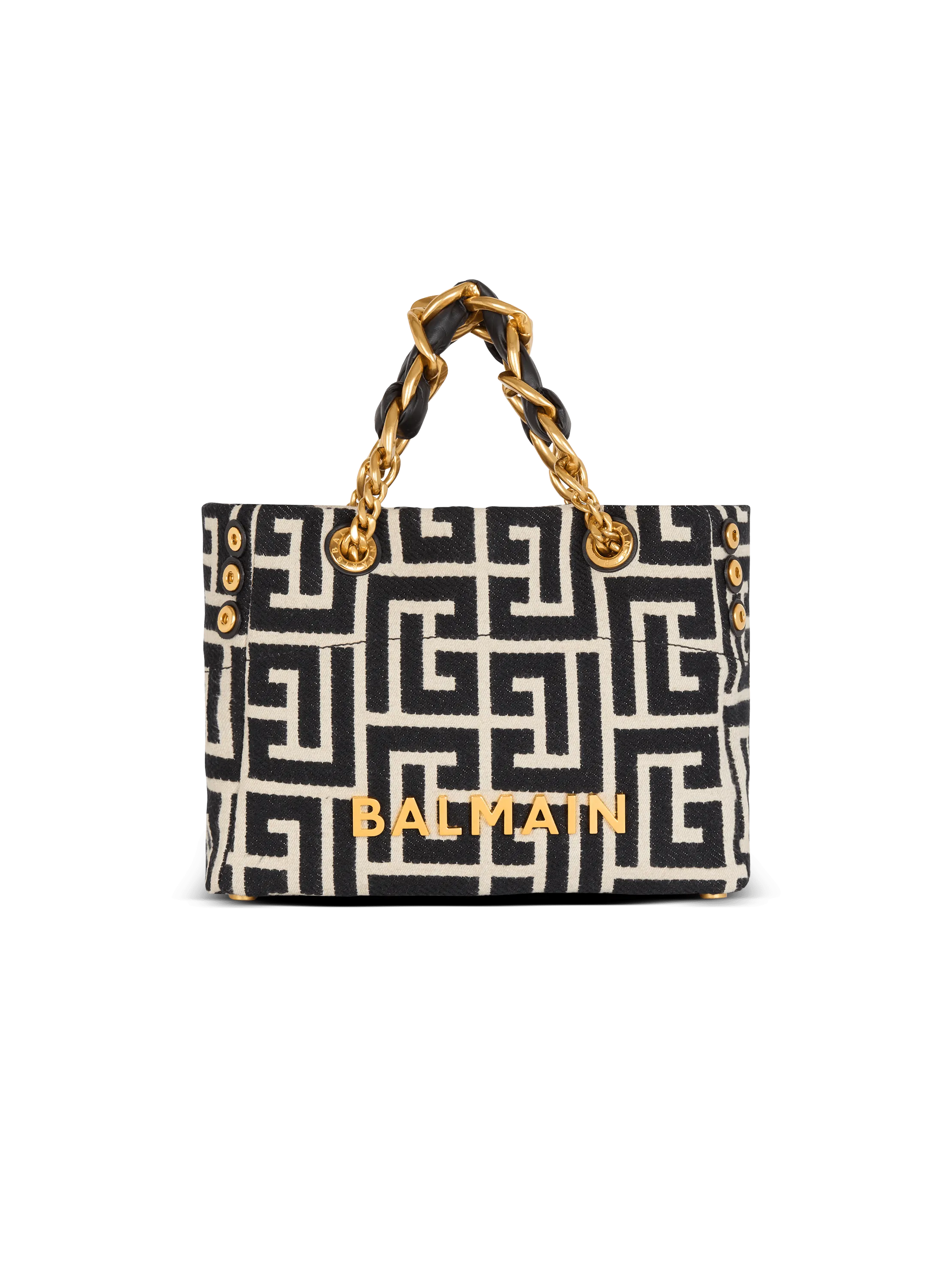 Small 1945 Soft tote bag monogram jacquard fabric