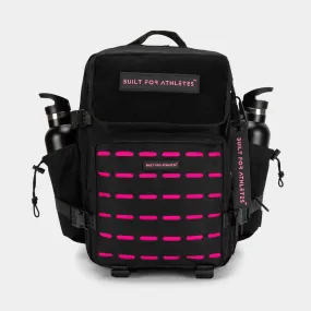 SMALL GYM BACK PACK BUILT FOR ATHLETES BLACK - PINK