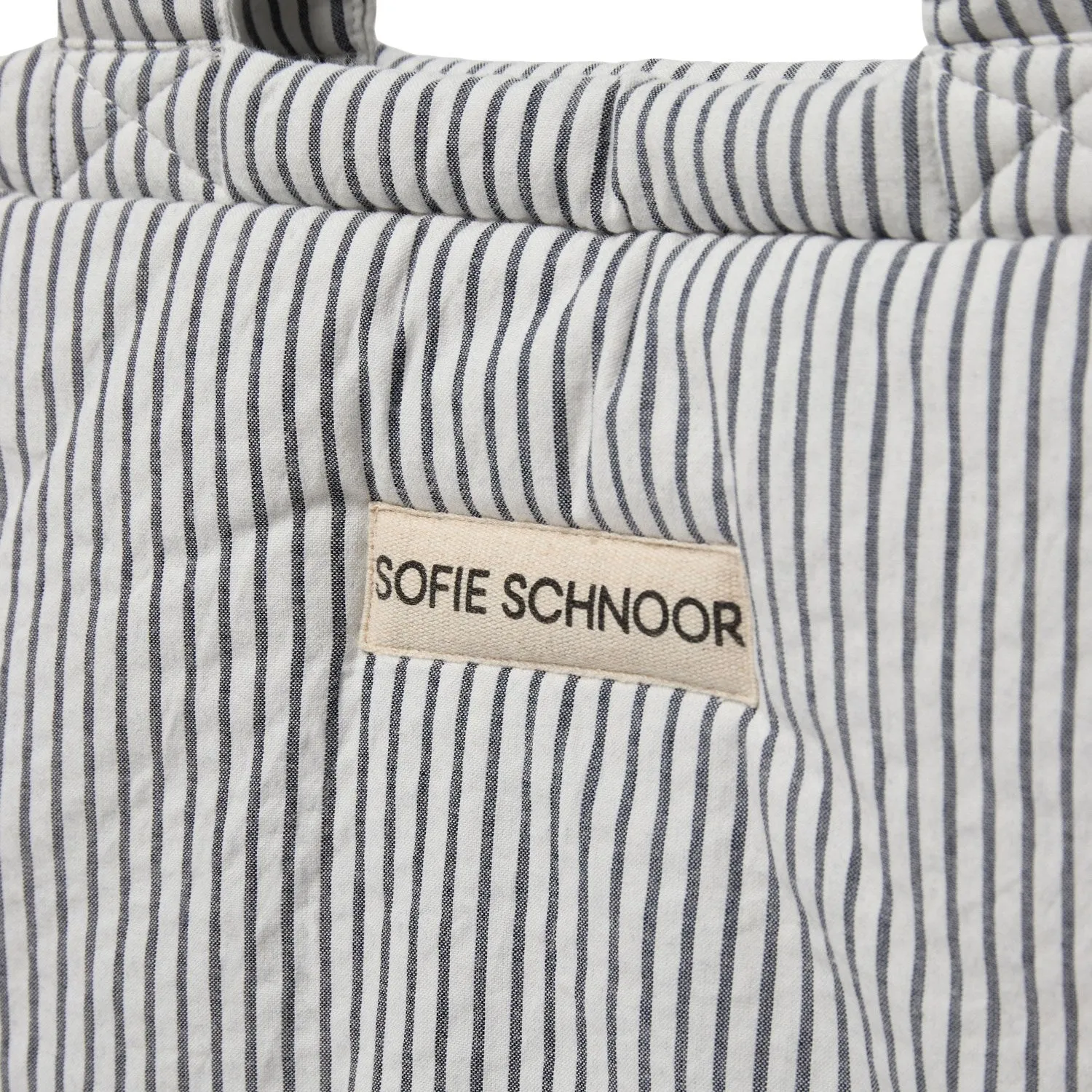 Sofie Schnoor White Black Striped Tote Bag