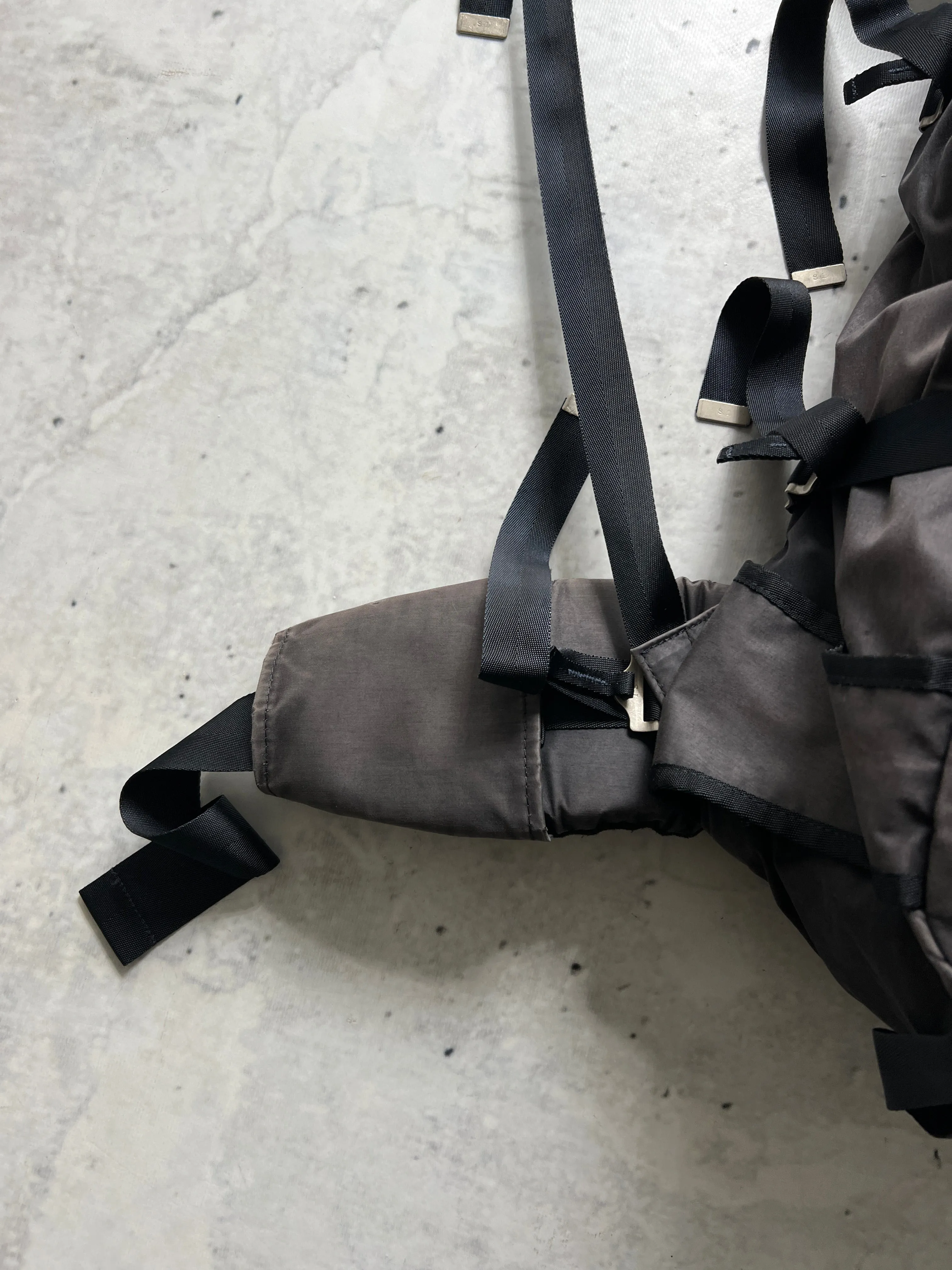 SS/00 Stone Island Spell Out Hiking Backpack (One Size)