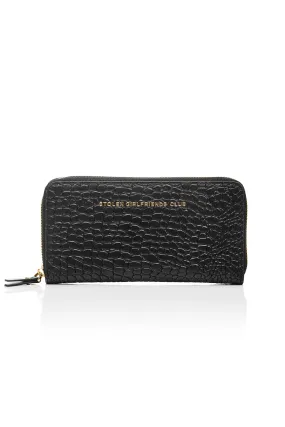 Stolen Girlfriends Club - Big Trouble Wallet Matte Black/Gold