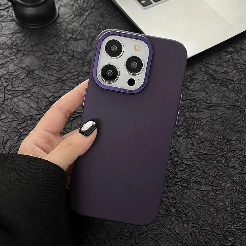 Stylish Solid Cute Phone Cases for iPhone 15, 14, 13, 12, 11 Pro Max, 15, 14 Plus