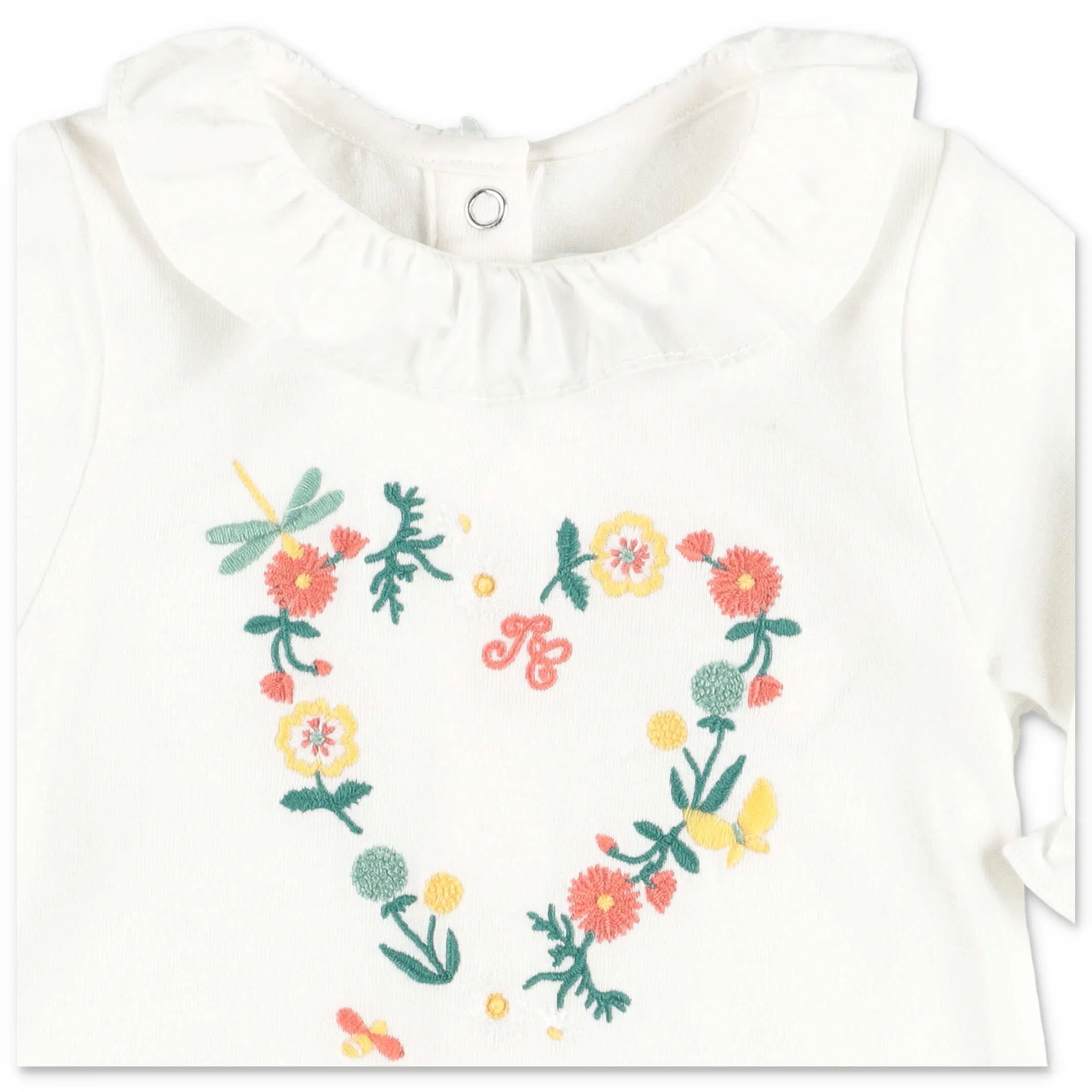 Tartine et Chocolat Floral Printed Crewneck Babygrow